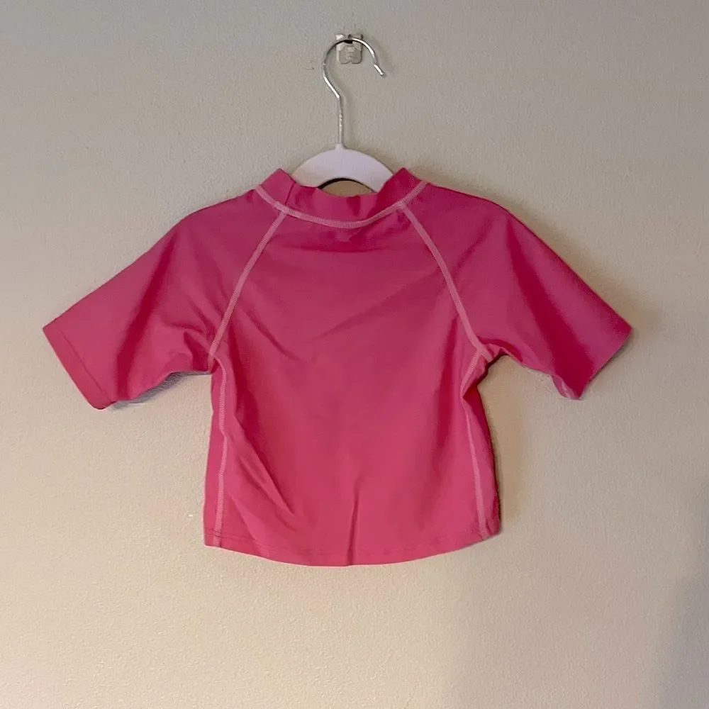 Girls, Toddler, I-Play, Pink, Short-Sleeve, Sun-Protection, Swim Shirt. Size 3T.